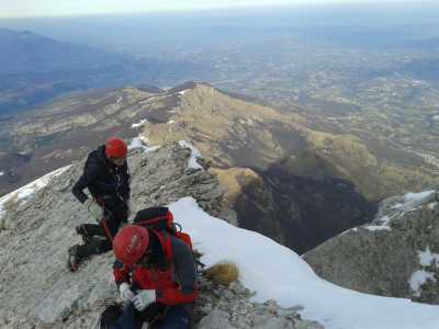 Due alpinisti baresi sul versante teramano del Gran Sasso